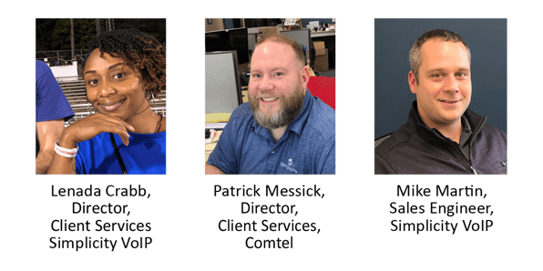 Lenada Crabb, Patrick Messick, Mike Martin Promoted
