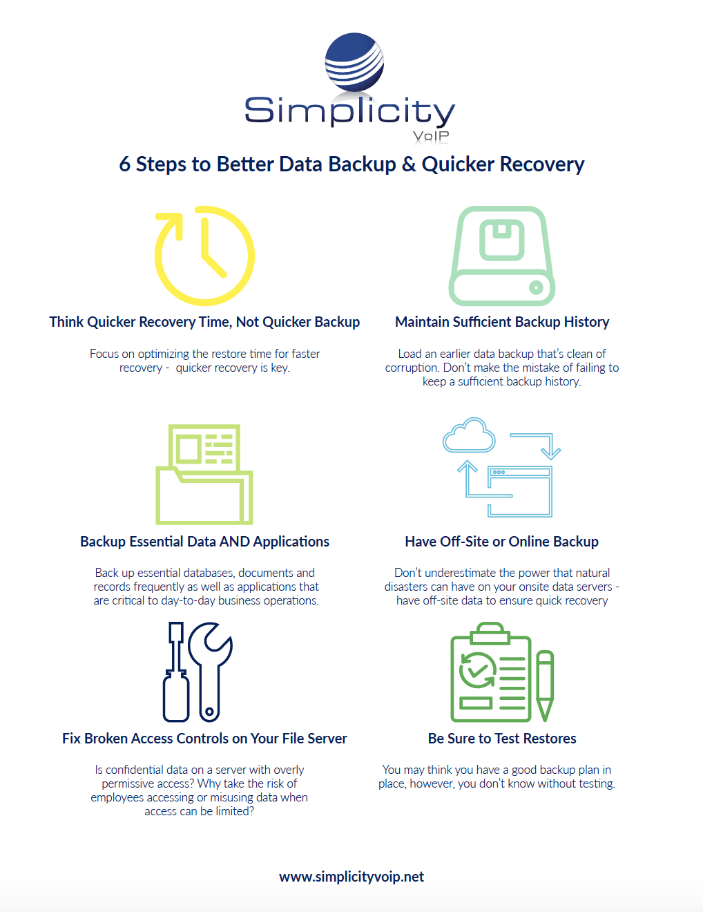 6 Steps to Better Data Backup & Quicker Recovery